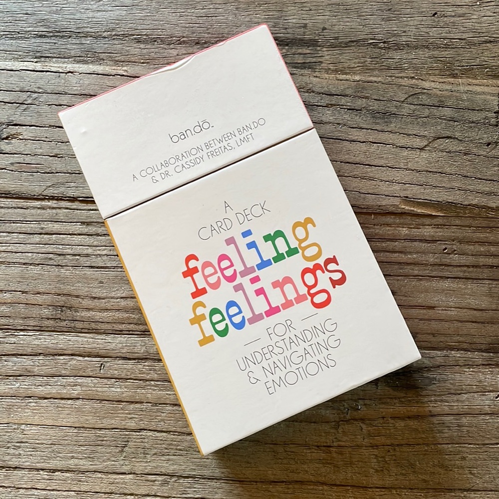 Ban.do self care Feeling Feelings card deck NWOT